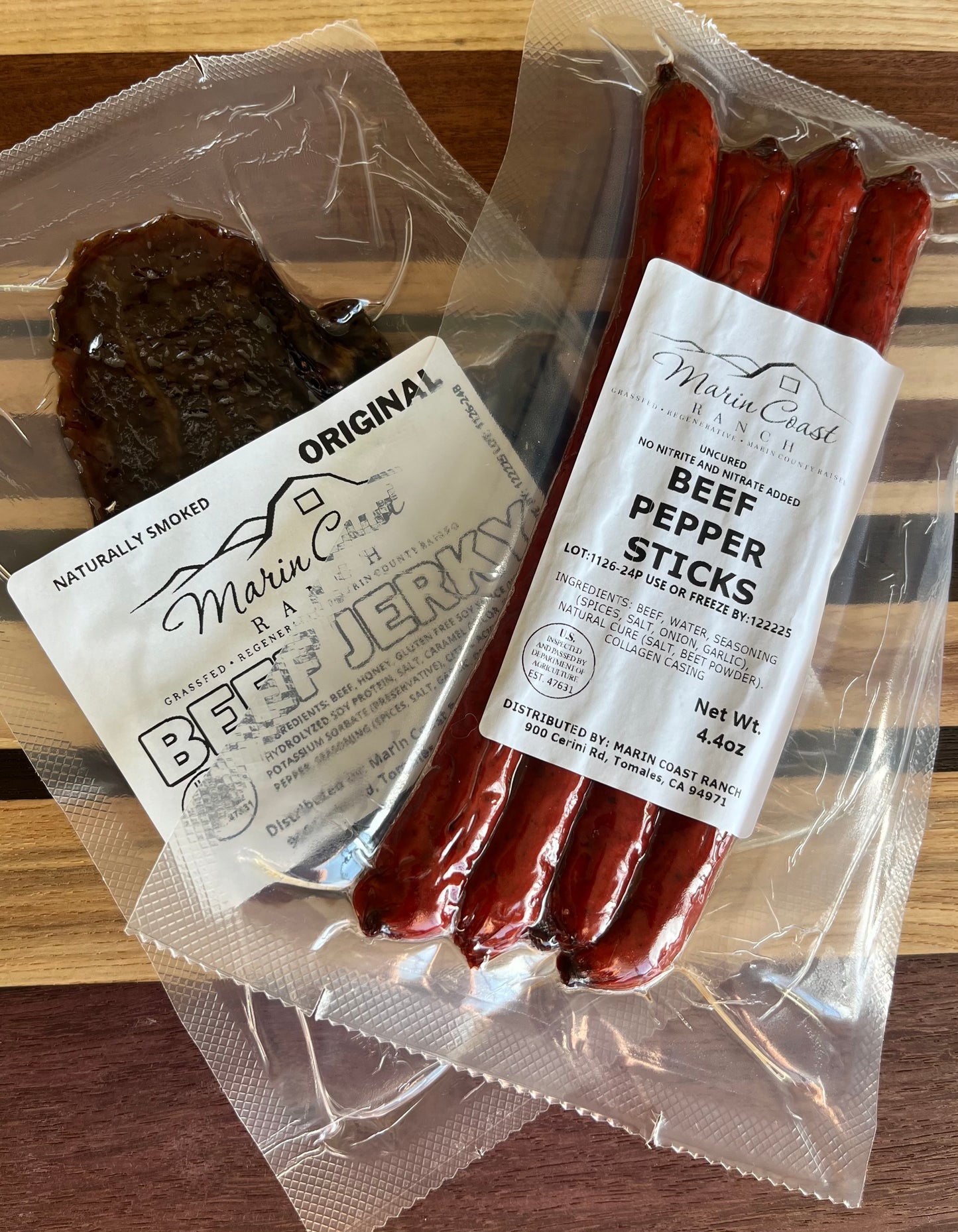 Beef Jerky and Beef Sticks - all natural & nitrate free